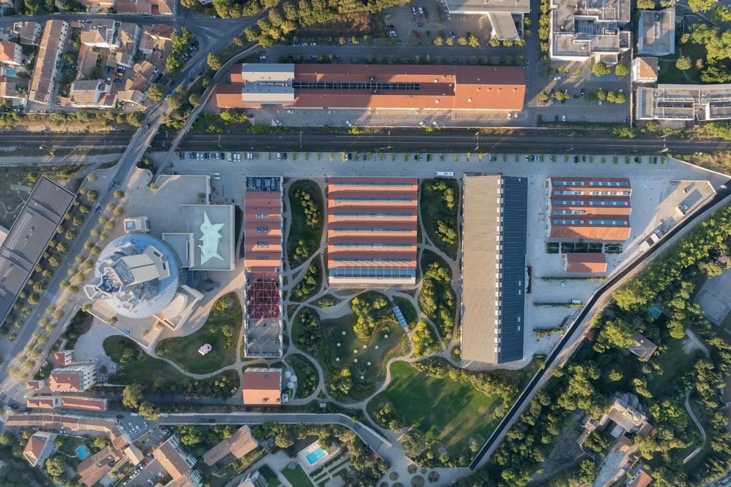 birds eye view of Bas Smets architecture