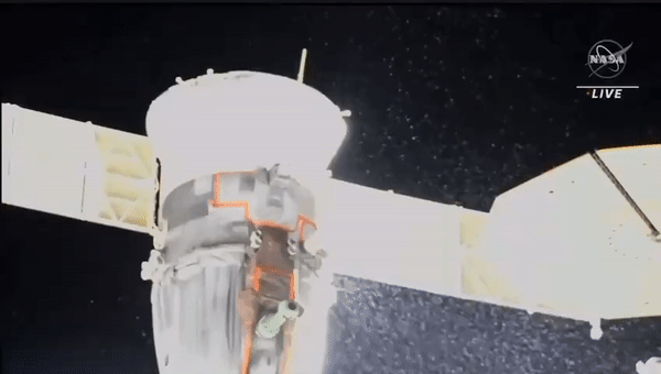 Coolant leaks from Russia's Soyuz crew capsule, currently docked to the International Space Station (ISS)