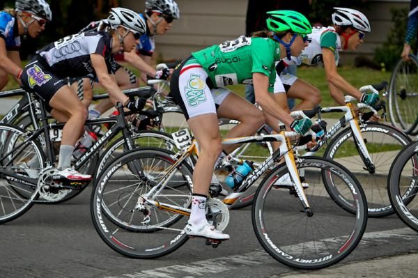 Heather Logan-Sprenger (Colavita-Forno d'Asolo) took over the sprint jersey after her win on stage two.