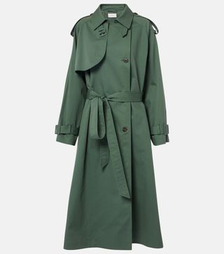 Domeka Oversized Cotton Trench Coat