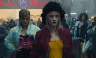 Mackenzie Davis as Mariette in "Blade Runner 2049."