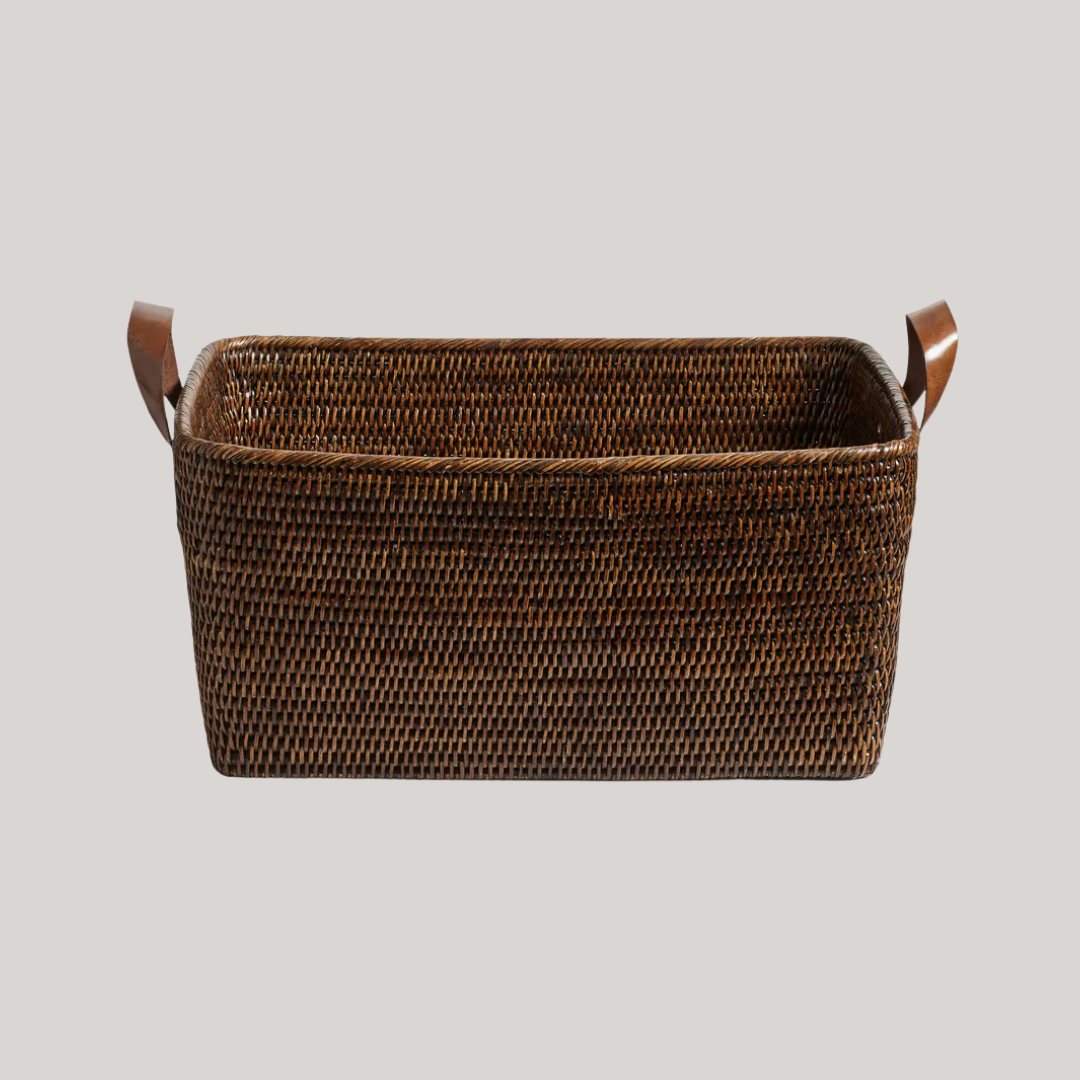 Oka , Fairfax Basket - Large - Brown
