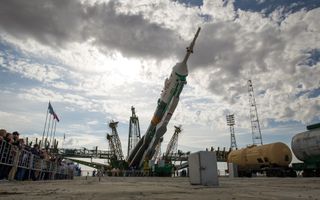 Expedition 31 Soyuz Rocket Rollout