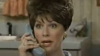 Mo Collins as Stuart's Mother on the phone on MADtv