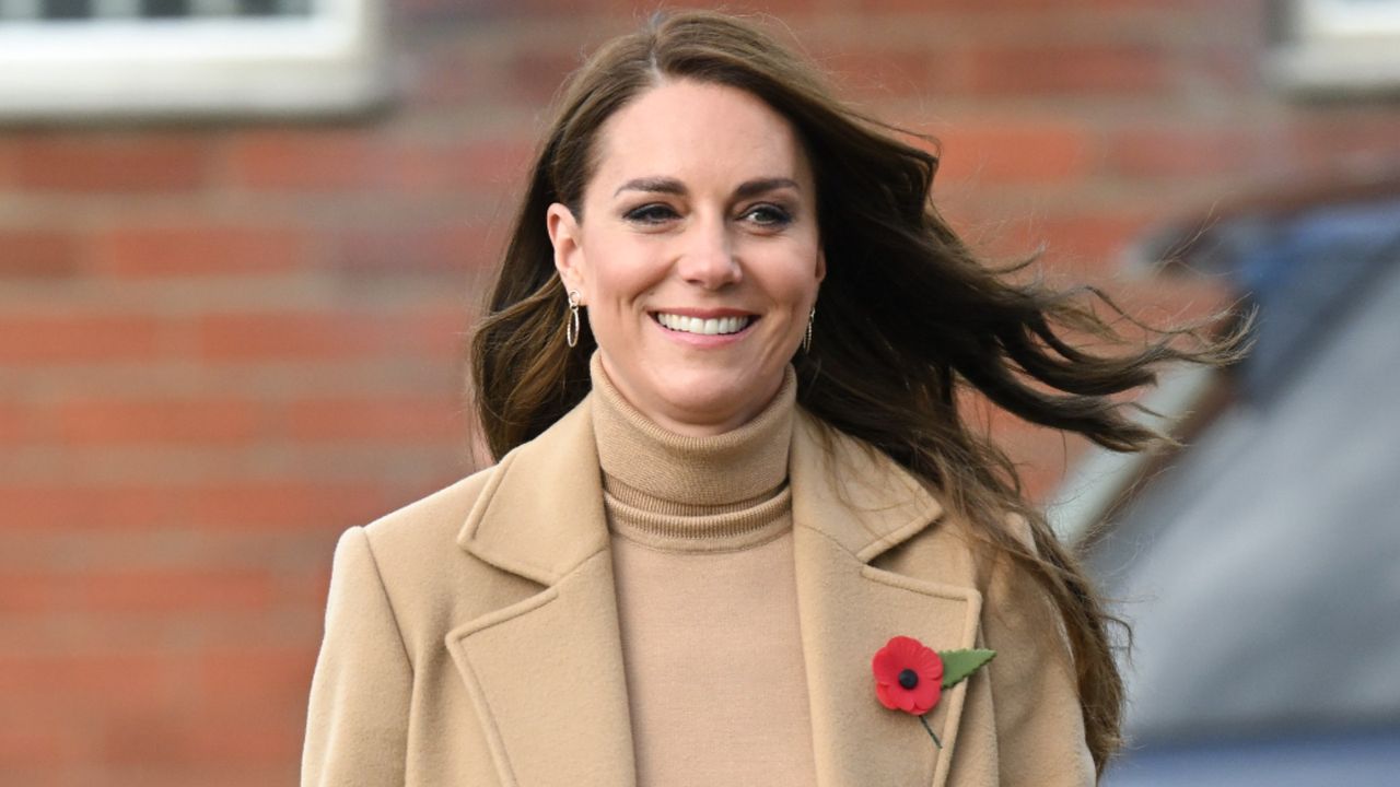 Kate Middleton&#039;s big day at the rugby revealed, seen here visiting &quot;The Street&quot; during an official visit to Scarborough