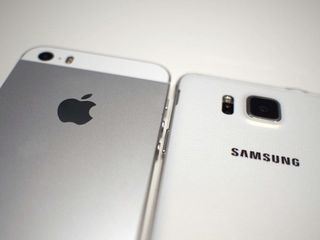 Samsung Galaxy Alpha and Apple iPhone 5s