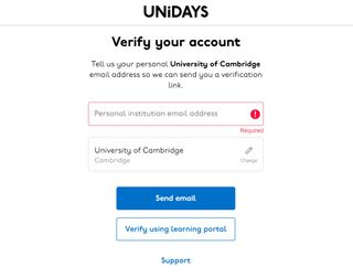 How to get an Apple student discount - unidays verification