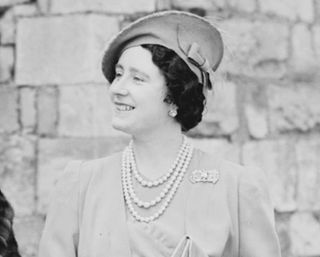 The Queen Mother's aquamarine brooch has been passed down to the Queen