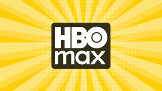 HBO Max logo on a yellow background