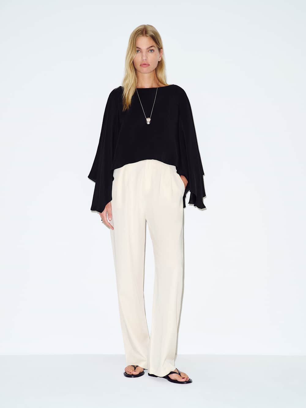 Aime Silk Cape
