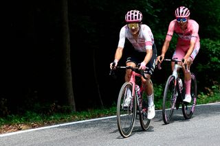 Stage 20 Giro d'Italia: Richard Carapaz and Isaac del Toro on the Colle delle Finestre