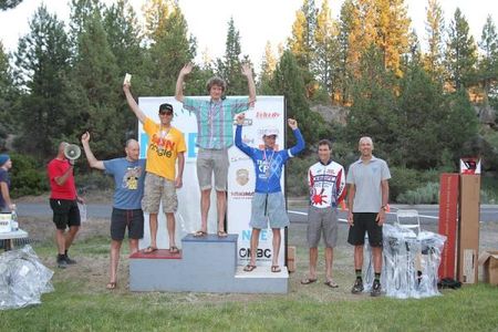 High Cascades 100 open men's podium