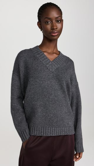 Chunky V Neck Sweater