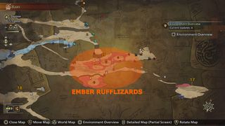 Monster Hunter Wilds Ember Rufflizard