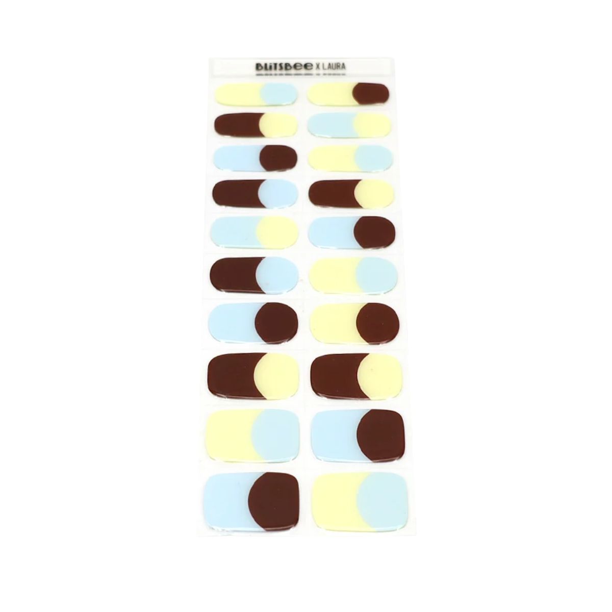 Blitsbee Shade Split Nail Stickers By Laura Elizabeth Klein