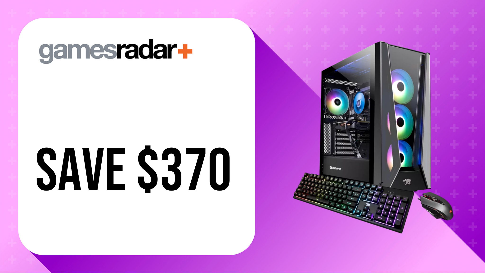 iBUYPOWER Slate Deal image with $370 savings stamp