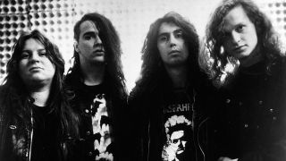 A press shot of Voivod in their early days