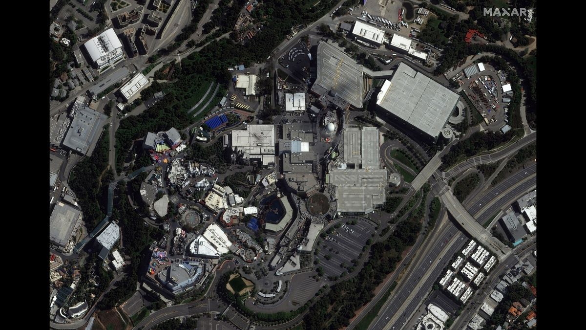 Universal Studios Hollywood in Los Angeles, California, on March 22, 2020.