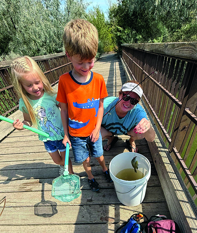 A photo from a family fishing trip