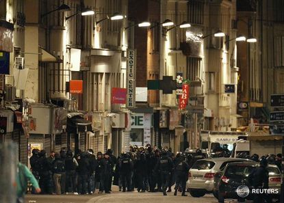 Police in St. Denis.