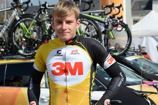 Jake Tanner of the 3M team, Tour de Normandie 2015, stage two