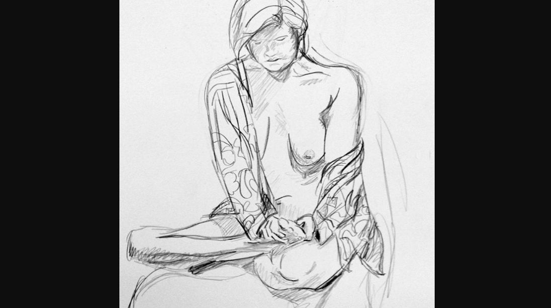 Sketch of woman