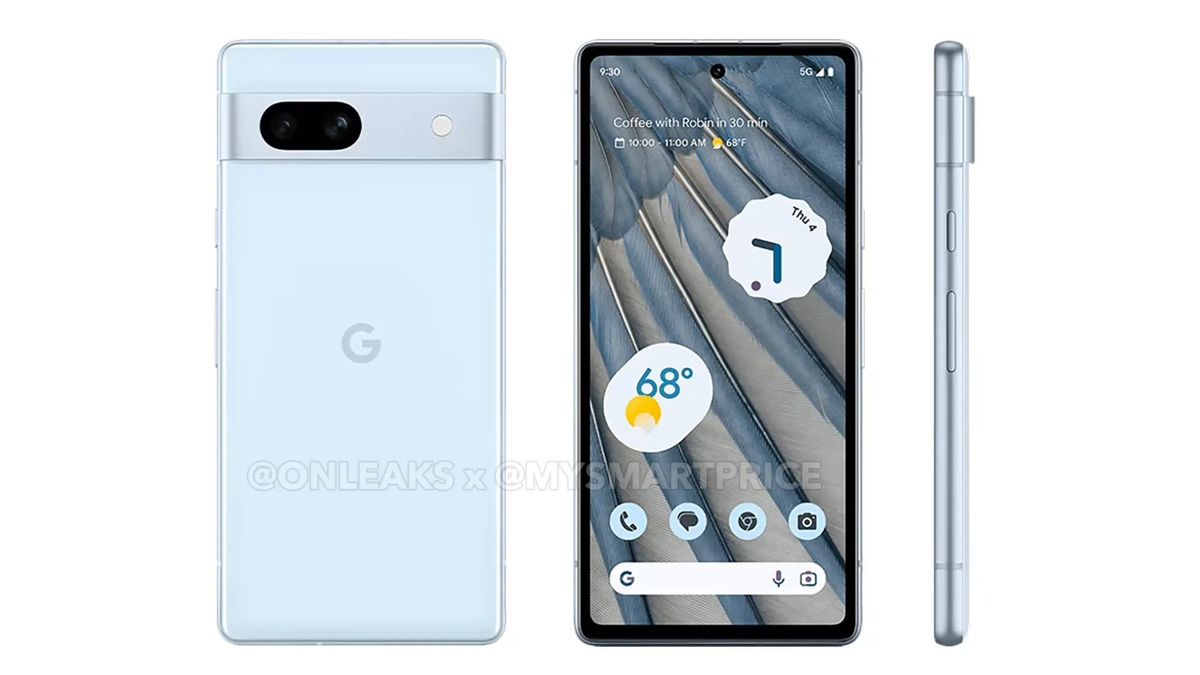 Read more about the article Newly leaked Pixel 7a renders show off a beautiful blue hue