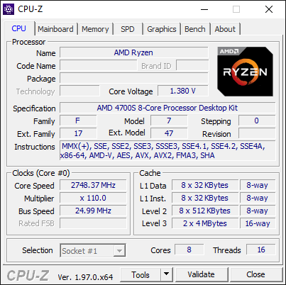 AMD Ryzen 4700S Desktop Kit