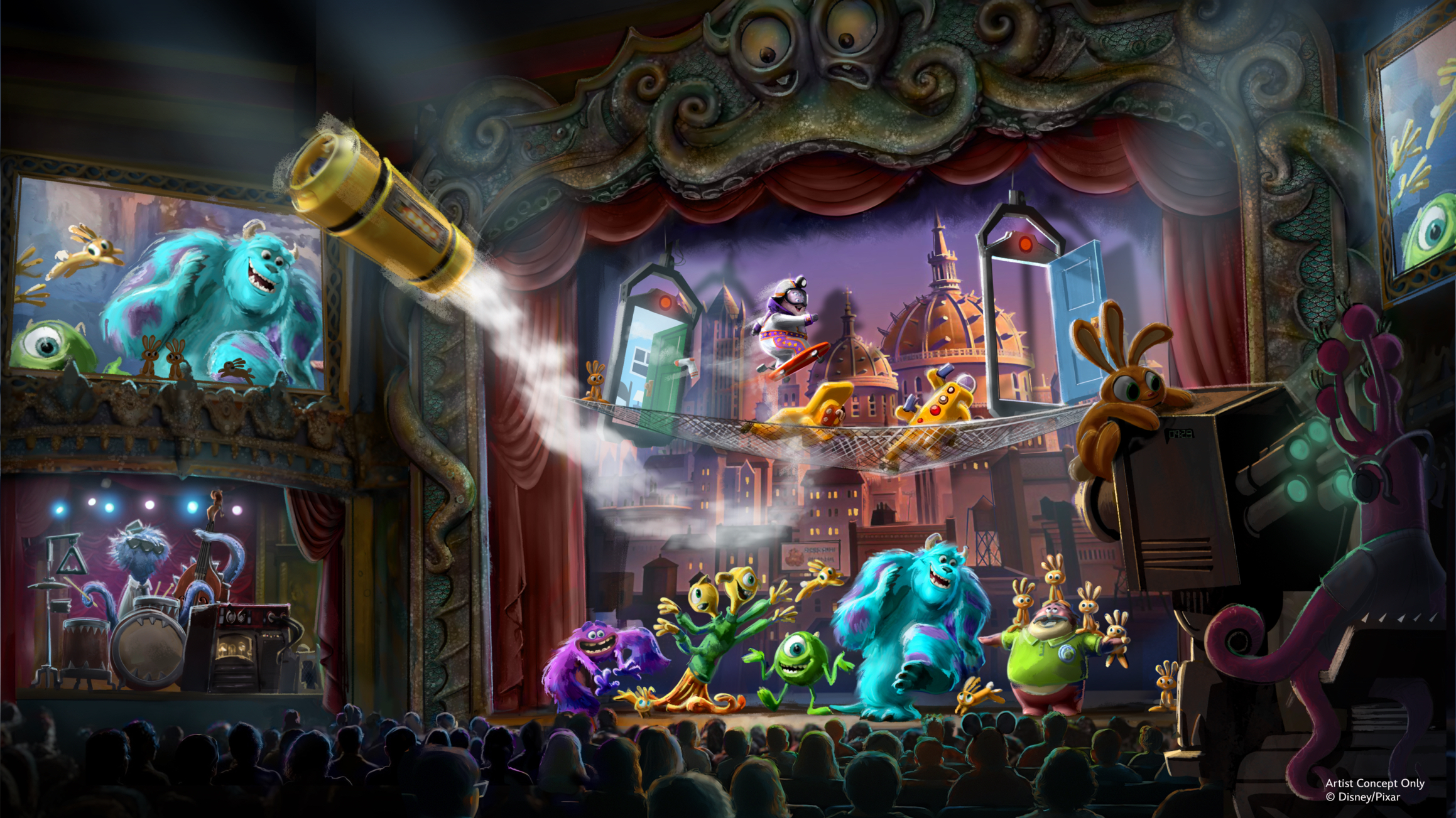 Welcome to Monstropolis Show at Disney s Hollywood Studios, Concept Art