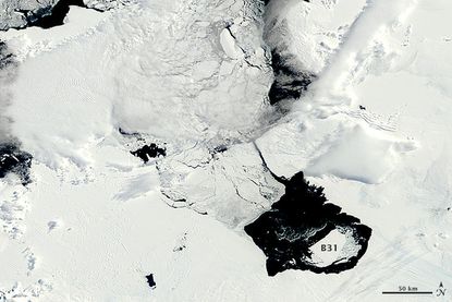 Gigantic iceberg breaks off from Antarctic glacier