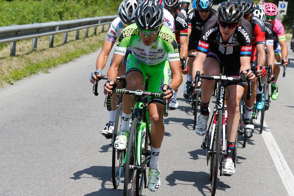 Giant-Alpecin's Chad Haga parlayed his spot in the day's breakaway into a top-10 stage finish.