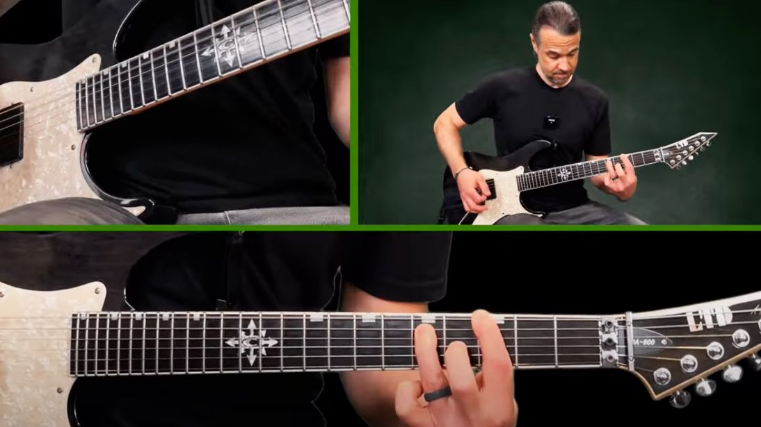 Learn classic metal riffs for beginners with Chimaira guitarist Rob