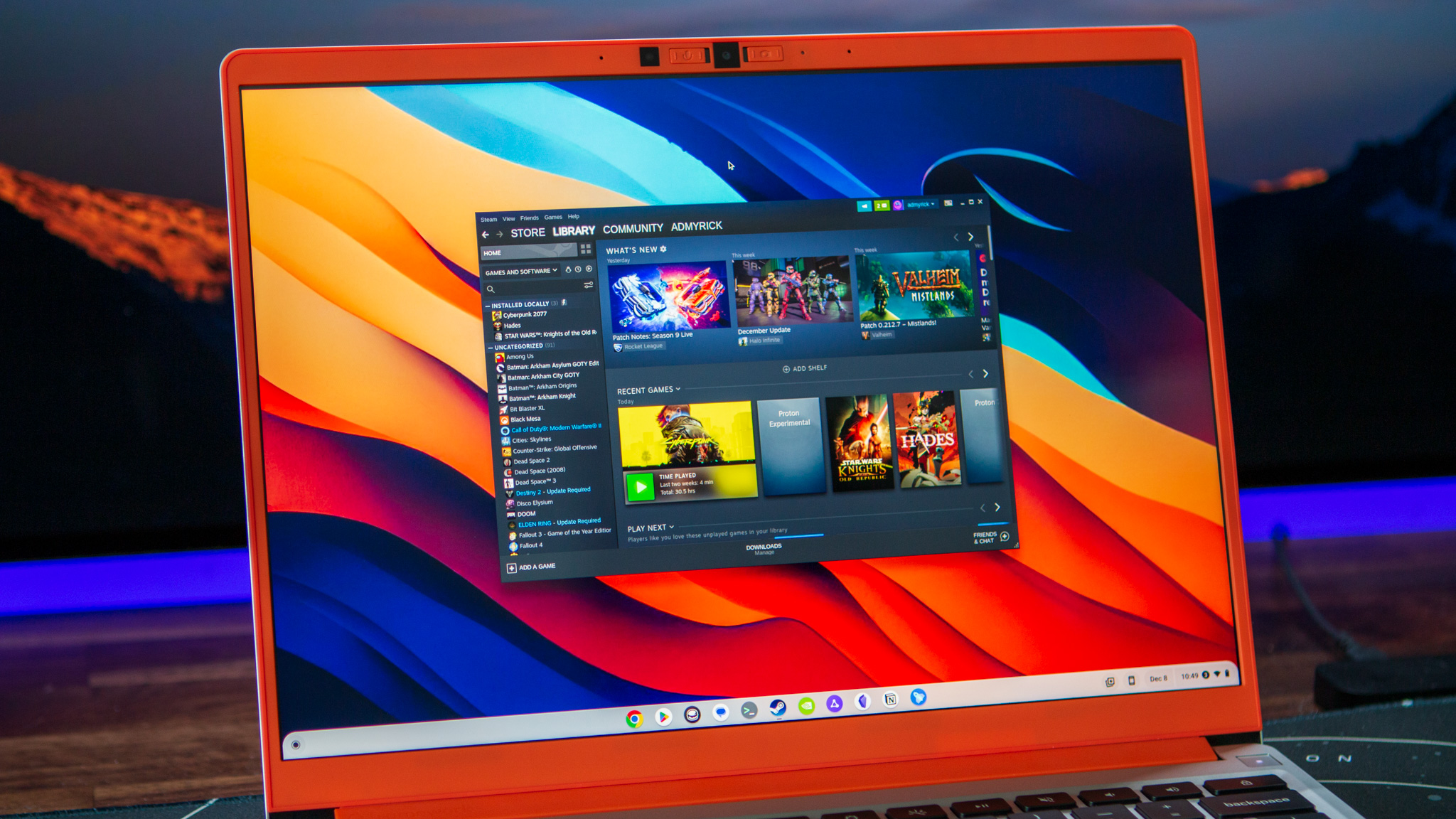 How to Play PC Games on a Chromebook with Steam