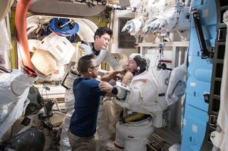 Expedition 54 spacewalk prep