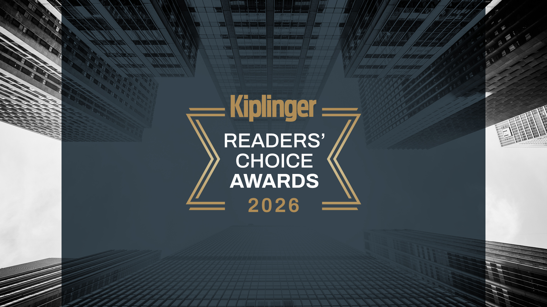 A graphic with the words "Kiplinger Readers' Choice Awards 2026."