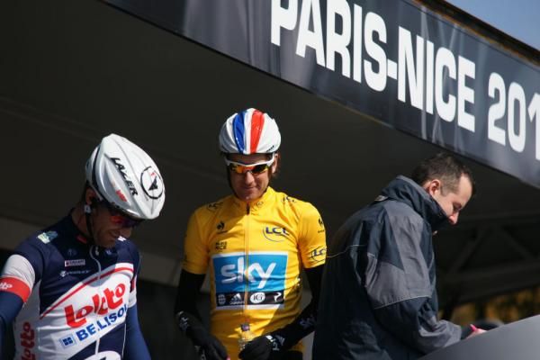 Bradley Wiggins (Sky) at sign in