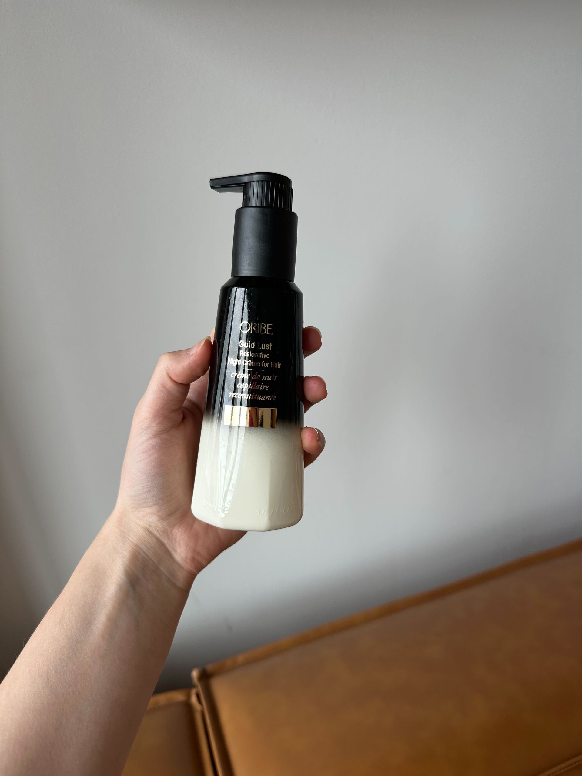 Jamie Schneider testing the best overnight hair treatments