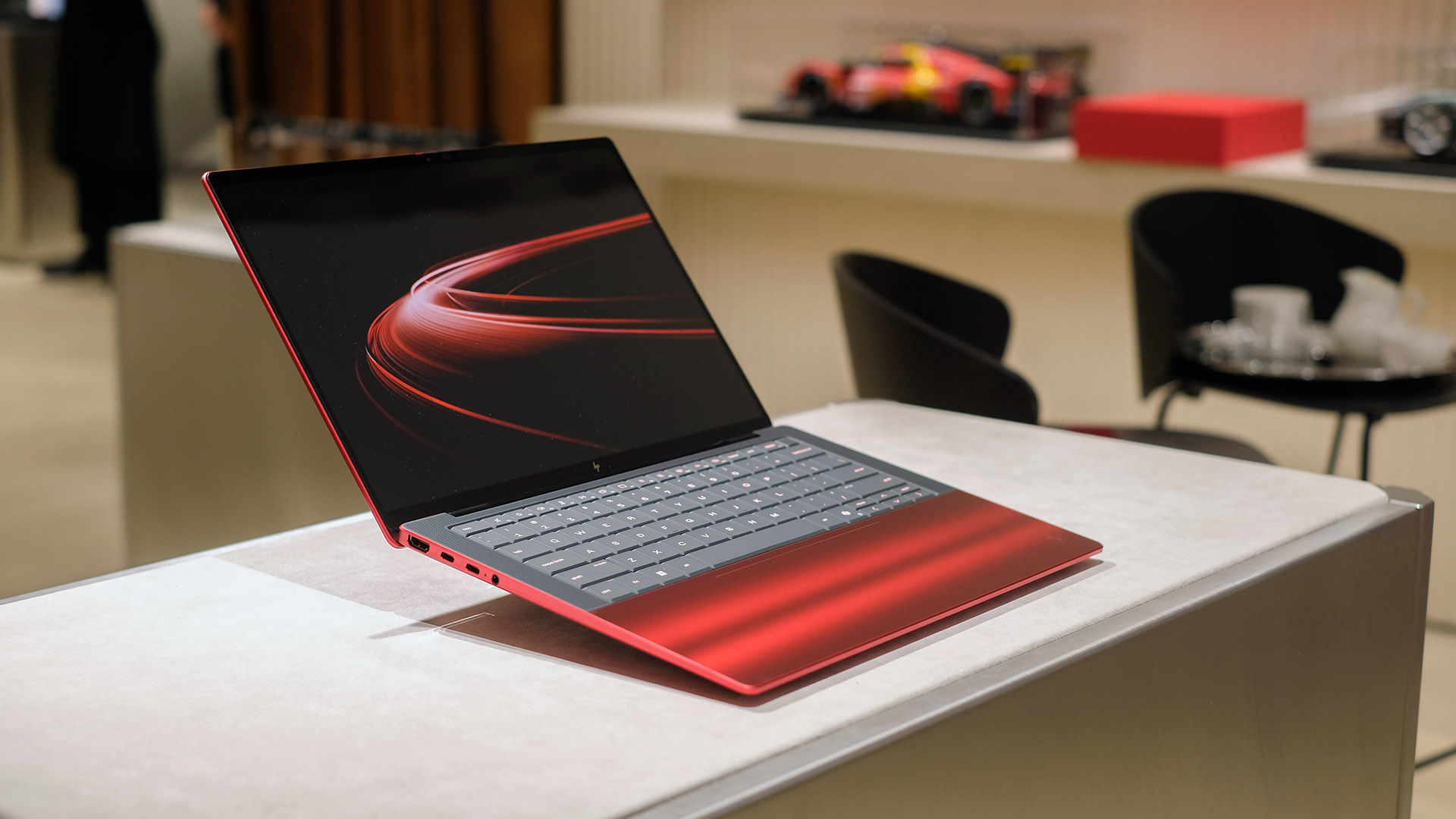 Ferrari HP laptop photo.