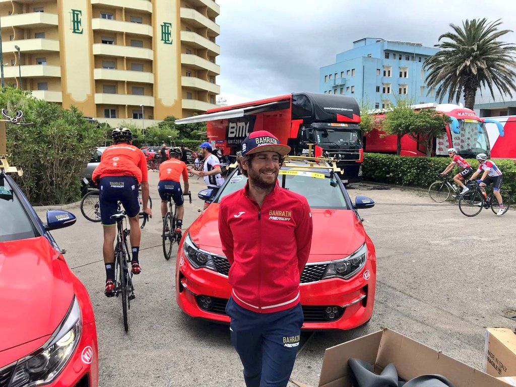Manuele Boaro looks like he sat out the ride