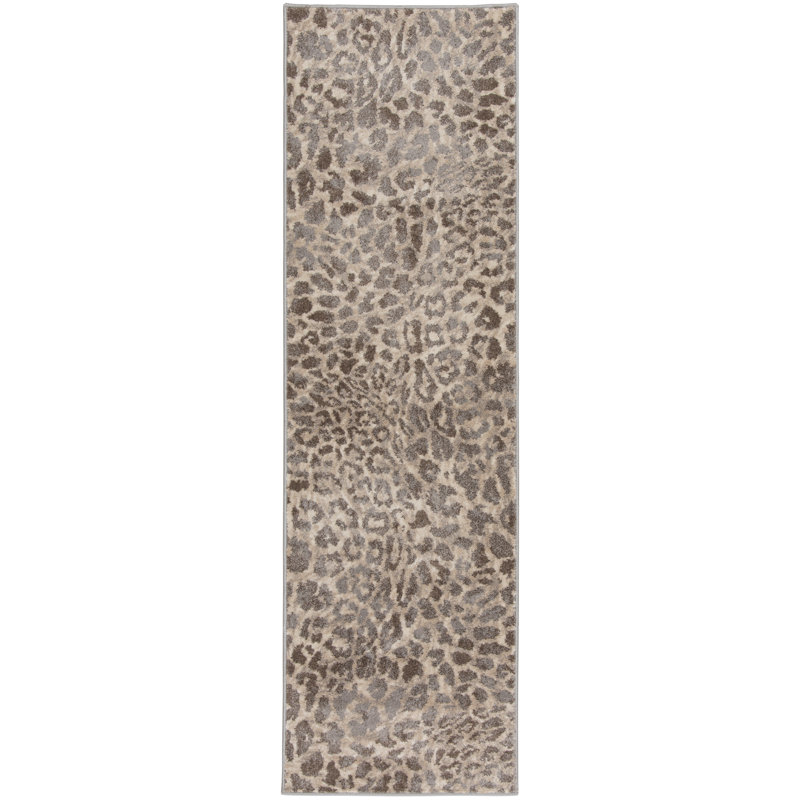 Etta Avenue&amp;trade; Ronnie Animal Print Taupe, Beige, and Gray Area Rug &amp;amp; Reviews | Wayfair