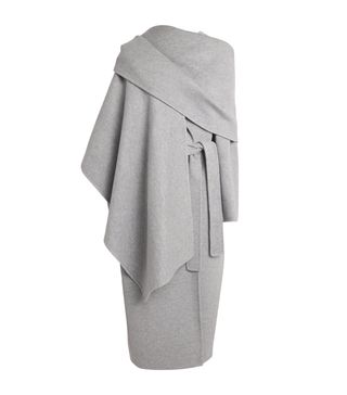 Merino Wool-Cashmere Wrap Coat