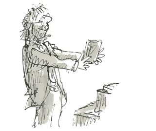 Quentin Blake's ‘Anthology of Readers’ at Shapero Rare Books, December 2019