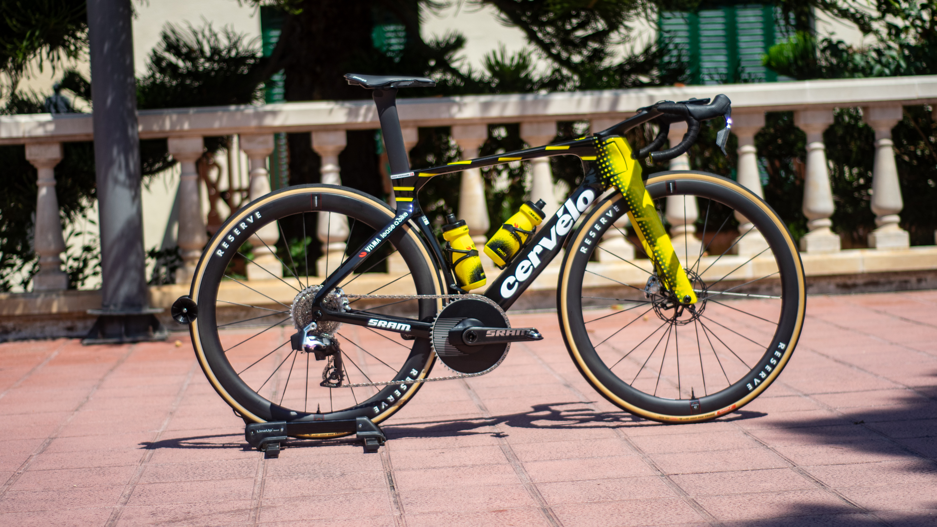 Jonas Vingegaard's Cervelo S5 Tour de France race bike 