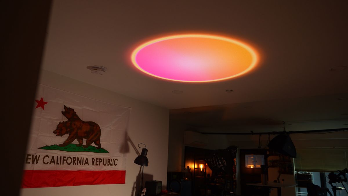 XGIMI MoGo 4 Laser - Halo lens filter on celing