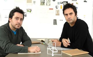 A portrait photo of design duo Edward Barber and Jay Osgerby
