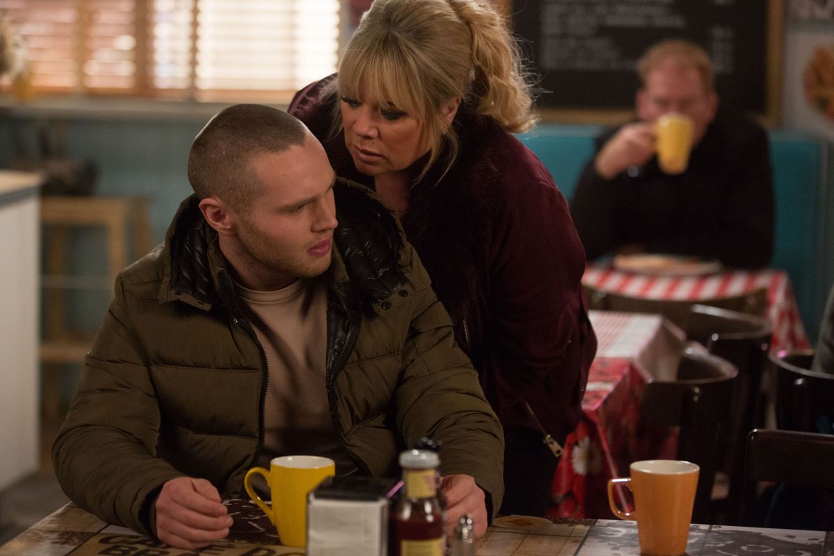 EastEnders Keanu Taylor and Sharon Mitchell