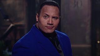 Dwayne "The Rock" Johnson during his first appearance on Saturday Night Live