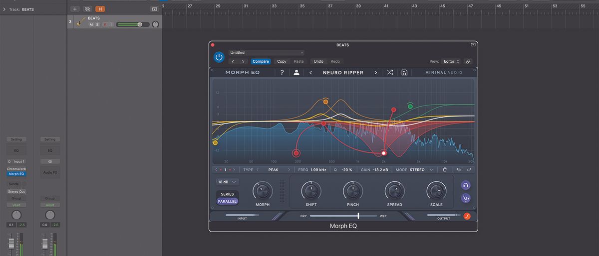 Minimal Audio Morph EQ