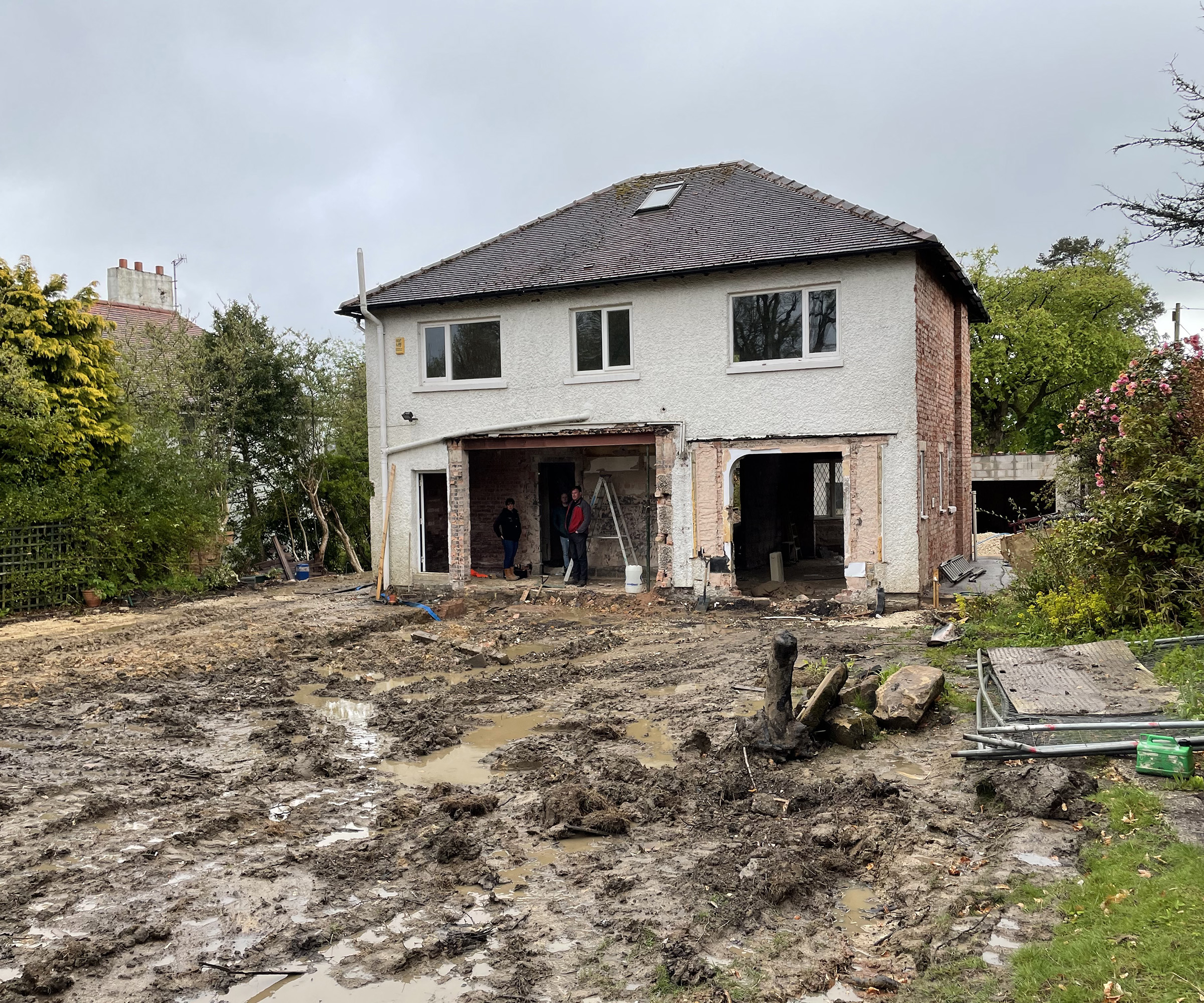 A 1970s detached home before a renovation