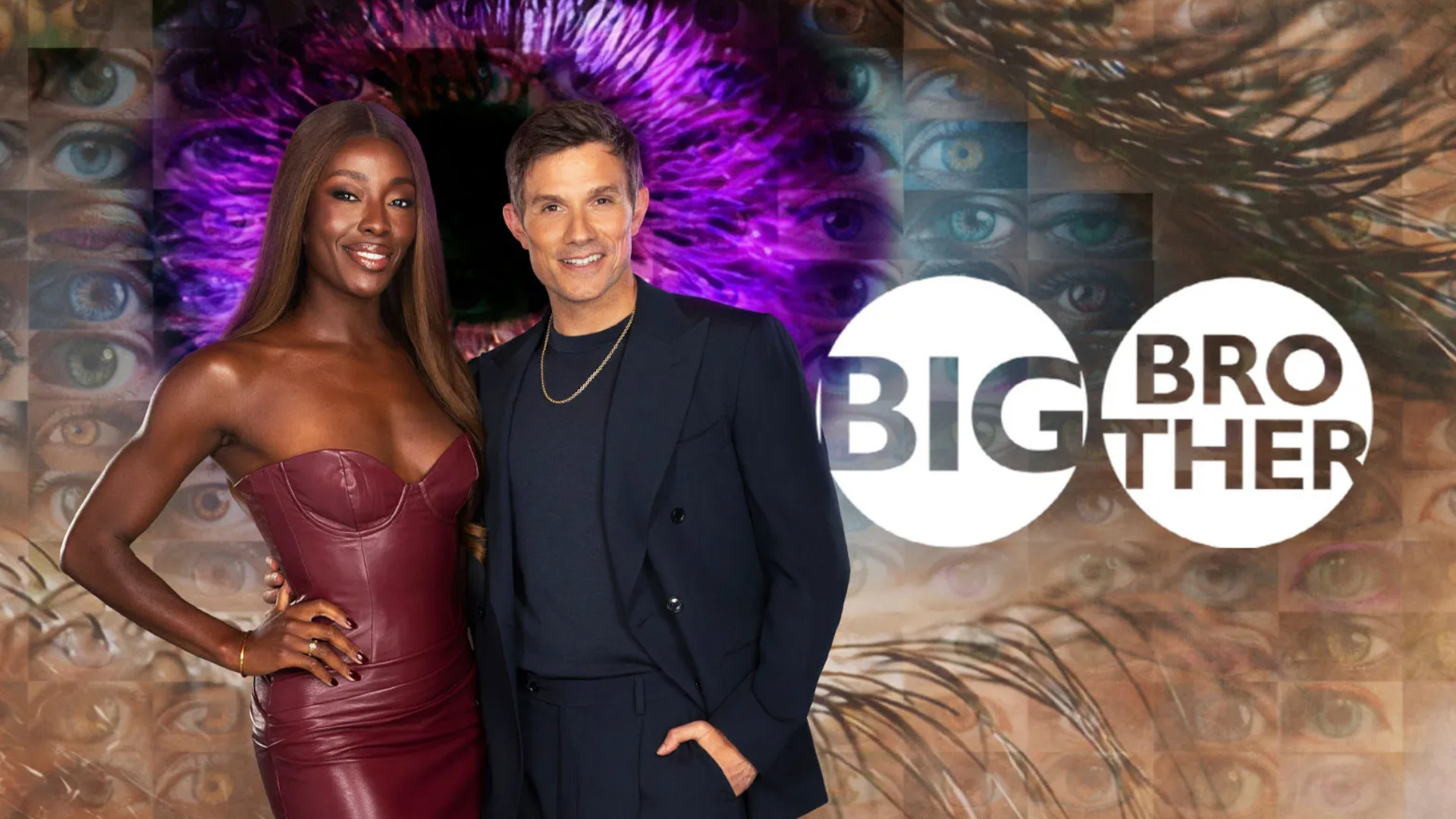 AJ Odudu and Will Best in promotional image for "Big Brother UK 2026"
